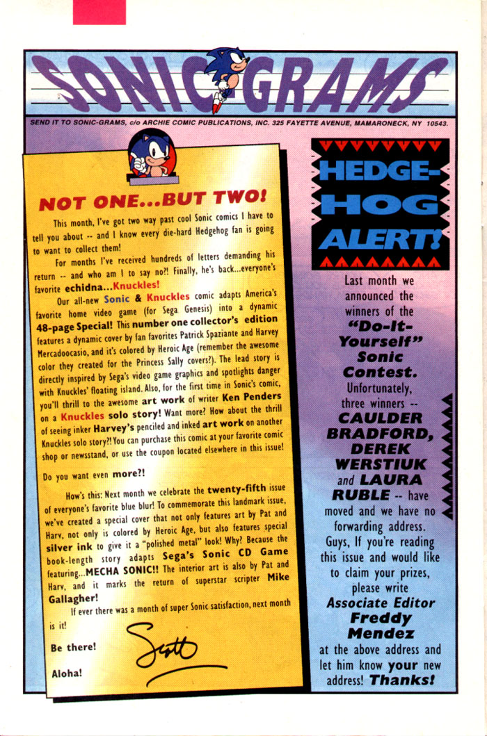 Sonic - Archie Adventure Series July 1995 Page 26